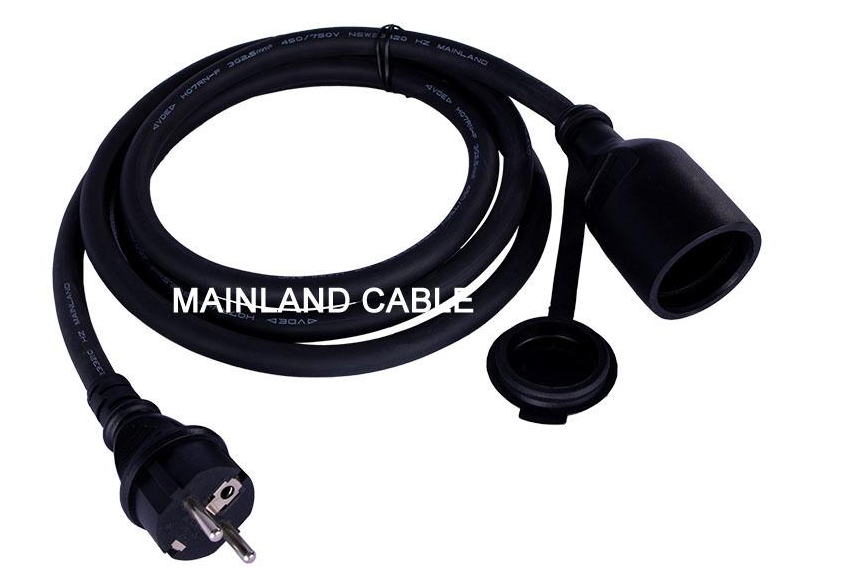 H07RN-F German Schuko Extension Cord IP44 Water-proof